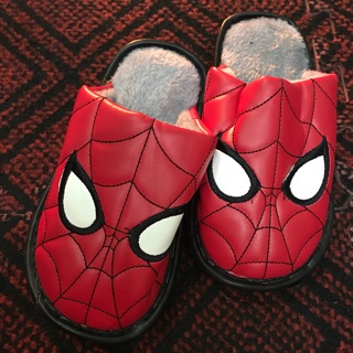 Dép bông siêu nhân nhện cho bé