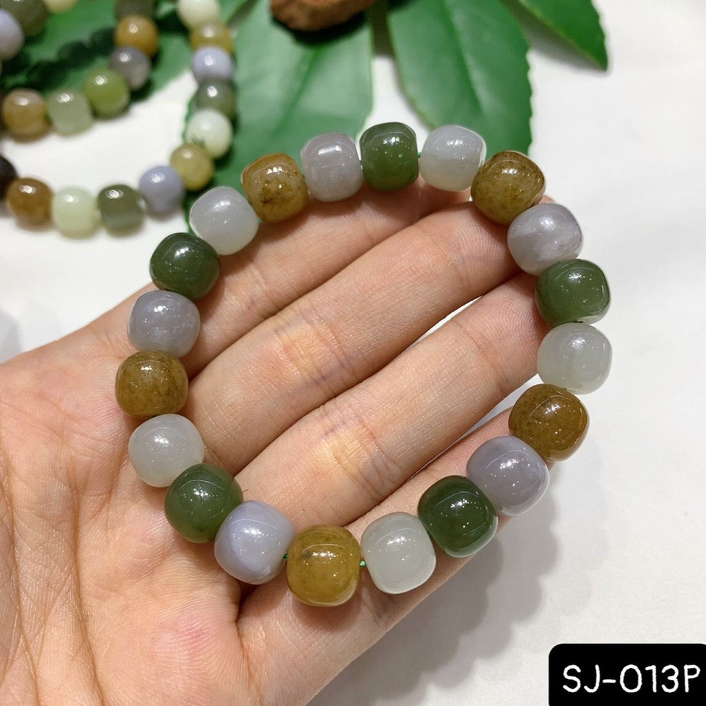 Vòng Tay Cẩm Th-ạch Mix Hàng Loại A Đẹp Xinh Dễ Thương 9*10mm