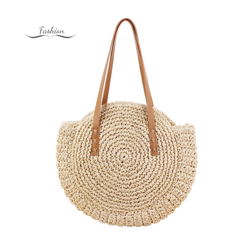 Túi Xách Đan Mây Dáng Tròn Thời Trang Nữ Tính