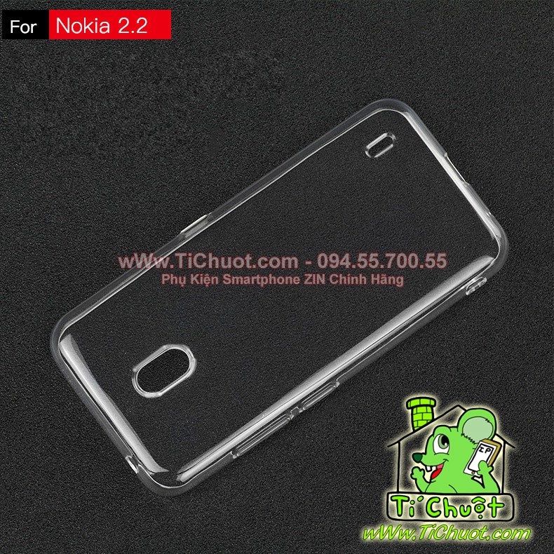 Ốp lưng Nokia 2.2 Dada Dẻo Trong suốt