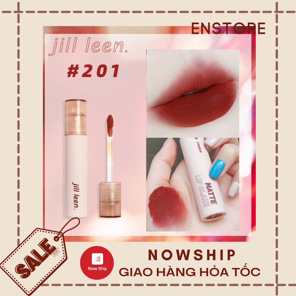 [JILL LEEN] Son kem lì Jill Leen Powder Lip Glaze