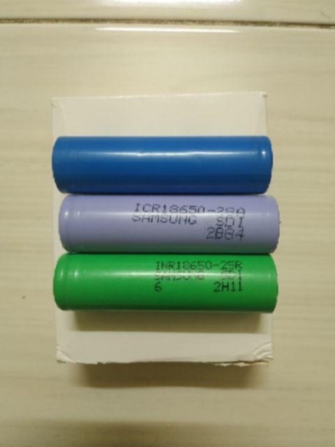 Comboo 10 Cell Pin 1865 cũ 3,7 V dung dượng 2500 mAh