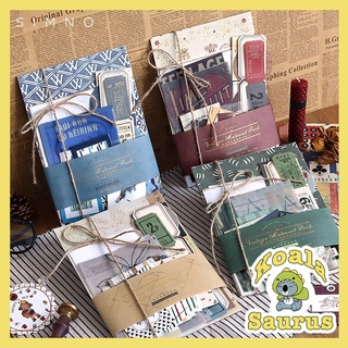 Combo 88 món Bullet Journal Vintage trang trí sổ tay và planner nhiều màu