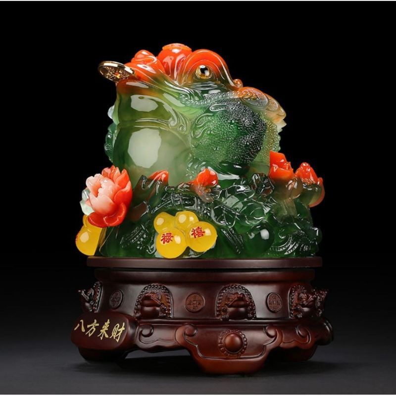Thiềm thừ Cóc Ngậm Tiền .18cm