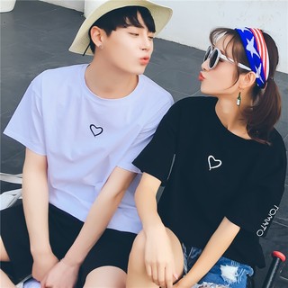 Áo cặp đôi 💝 Áo thun cặp đôi dáng rộng kiểu Hàn Quốc dành cho những người yêu thích kiểu dáng rộng