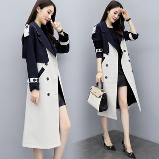Áo Khoác Dáng Dài Thời Trang Thanh Lịch Cho Nữ