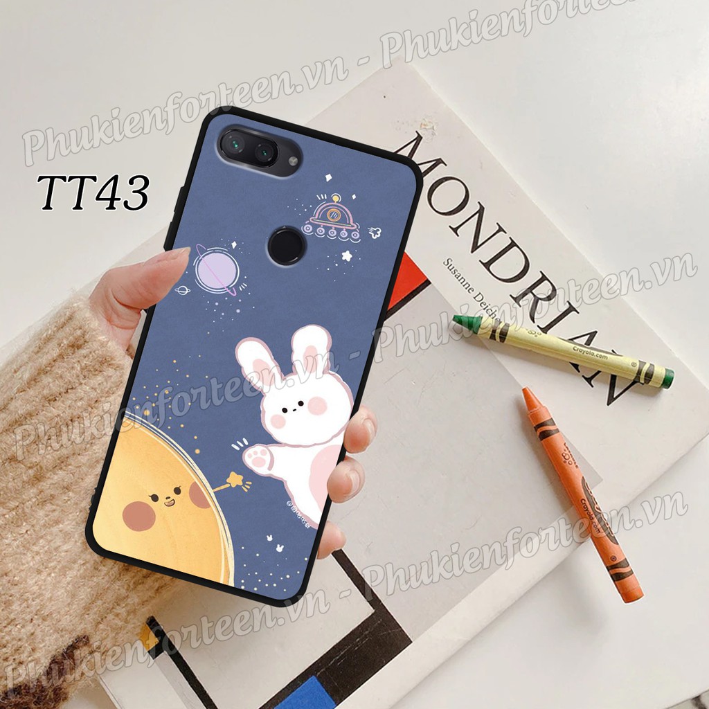 Ốp lưng Xiaomi 8 Lite - Xiaomi Mi 8 - Xiaomi 8 SE in hình Bò sữa dễ thương, chống bám bẩn, siêu đẹp.