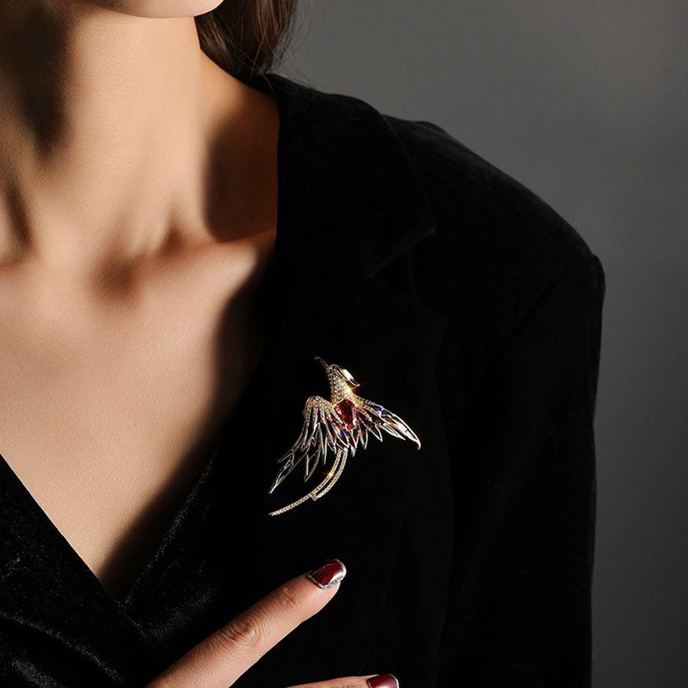 Trâm Cài Áo Hình Chú Chim Back2Lip Thời Thượng|Trâm Cài Cổ Áo Phong Cách Trung Hoa