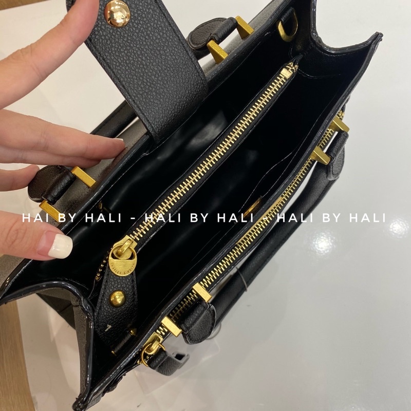 Túi CNK công sở ngăn khoá kéo đằng trước có dây đeo chéo CK2-30781467