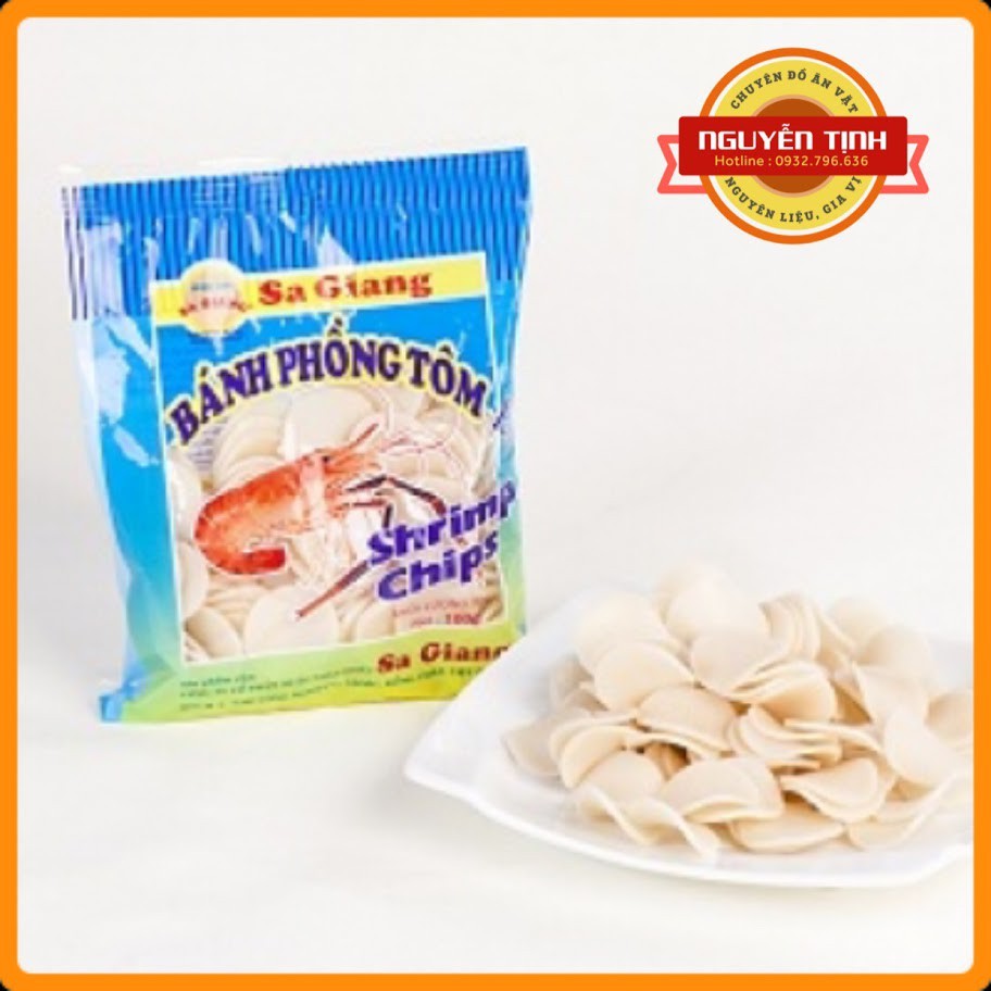 Bánh Phòng Tôm Sa Giang Gói 100g Date mới