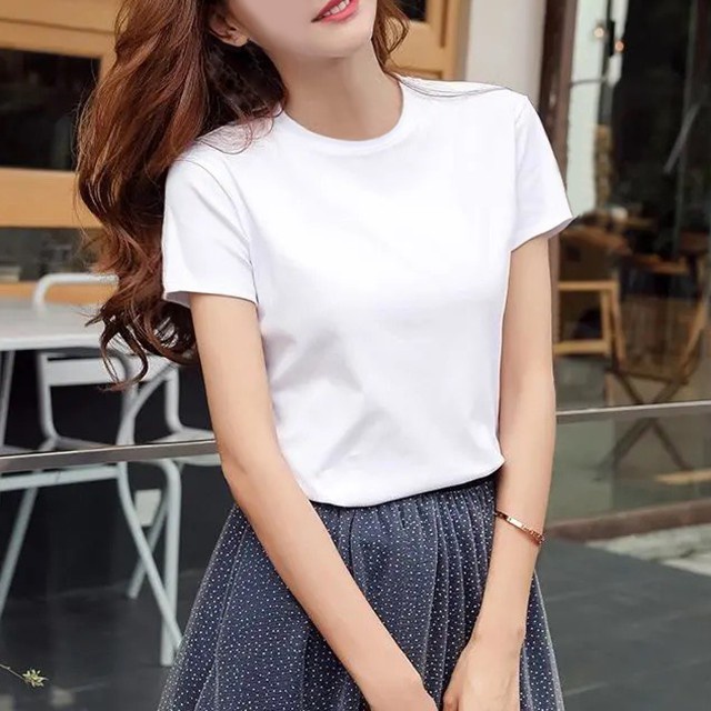 Áo phông nữ, áo thun trơn nữ oversize form rộng, ngắn tay cổ tròn unisex, vải thấm hút tốt, thoáng mát, AO002 | BigBuy360 - bigbuy360.vn