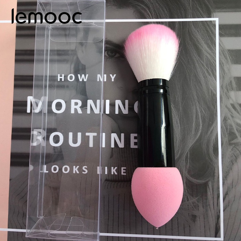 Cọ Trang Điểm Bằng Sợi Nylon Màu Hồng