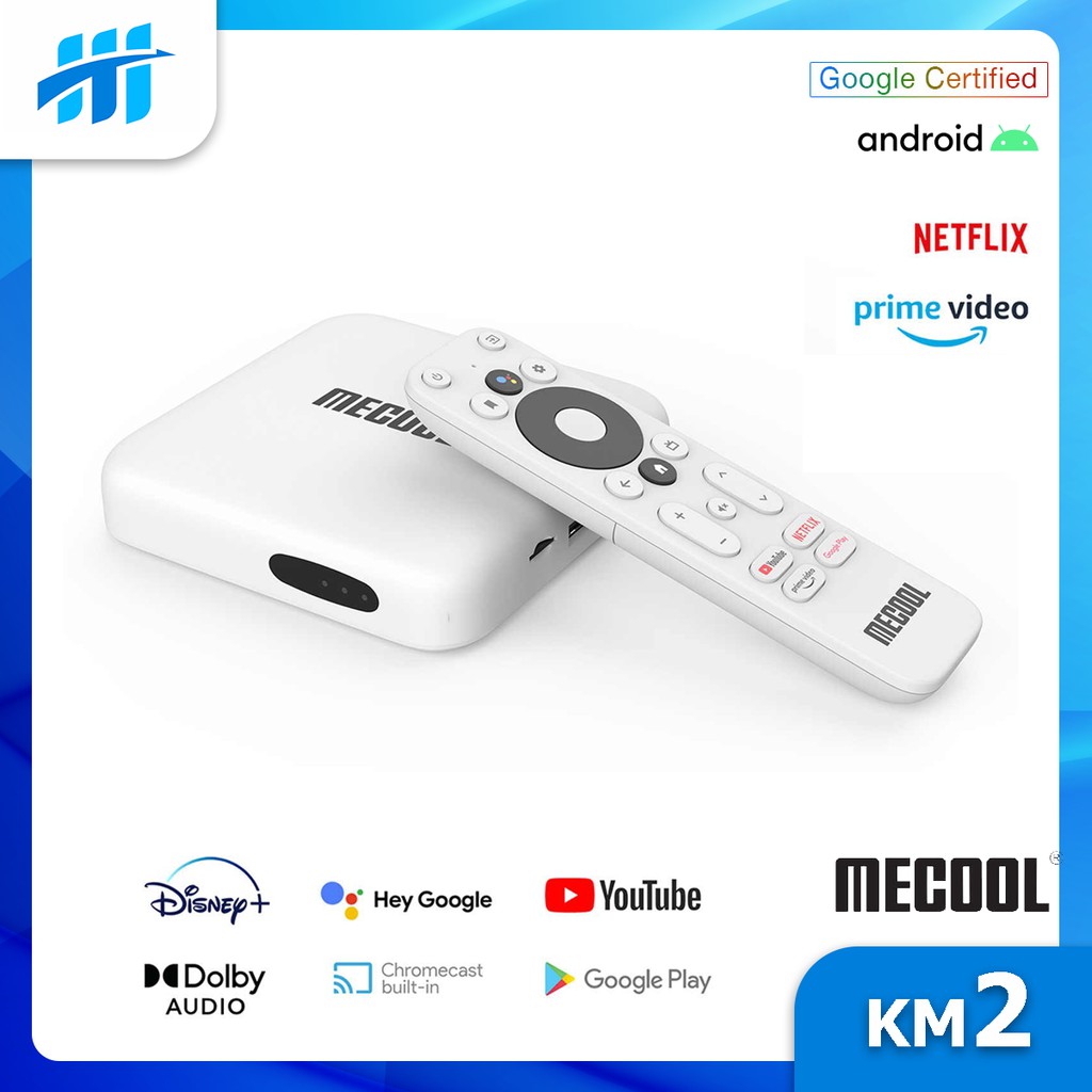 Android TV Box Mecool KM2 - Netflix 4K, AndroidTV 10 CE