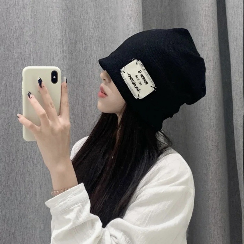 Mũ len dệt kim mỏng nhẹ thời trang cho nữ