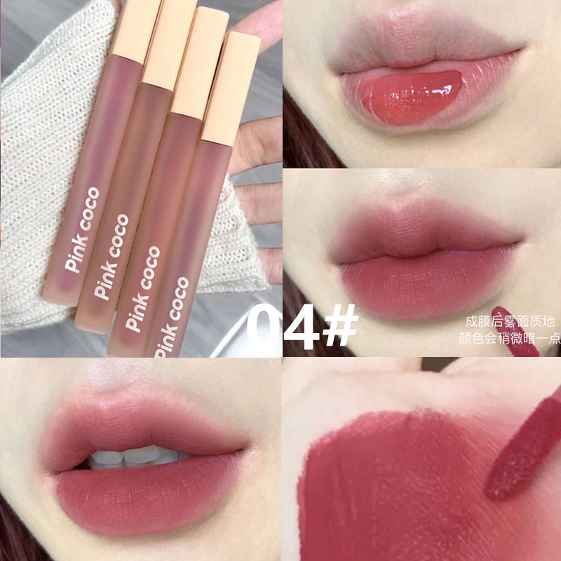 Son Kem Lì Pinkcoco Kháng Nước Lâu Trôi Và Lên Màu Chuẩn Đẹp