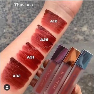 (Màu A31) Son kem Black rouge đỏ nâu trầm