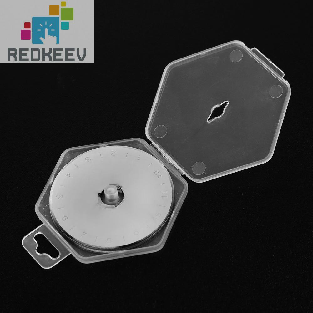 Bộ 5 Lưỡi Dao Cắt Gia Công Vật Liệu Da 45mm Redkeev 1.13