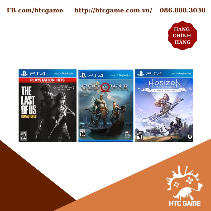 Combo game độc quyền trên hệ máy Playstation PS4