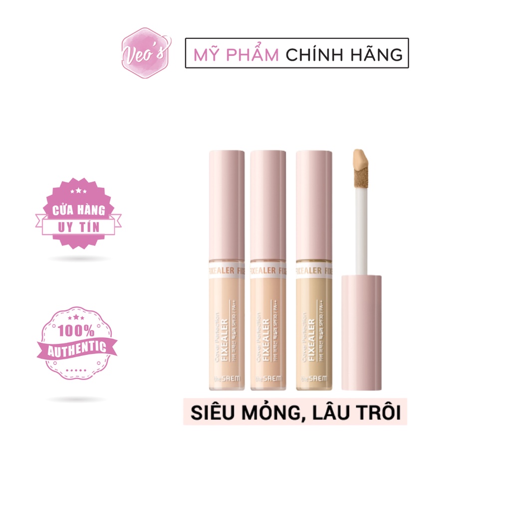 Kem Che Khuyết Điểm Lâu Trôi the SAEM Cover Perfection Fixealer 6.5g