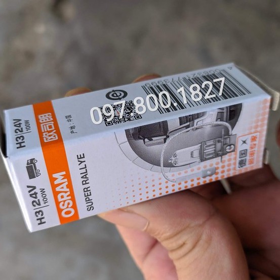 Bóng đèn cản xe tải ISUZU OSRAM H3 24V 100W.