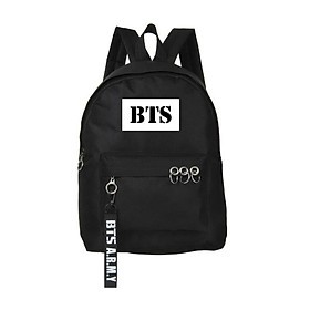 Cặp sách đi học BTS ARMY vải dù thời trang Tặng kèm strap BT21