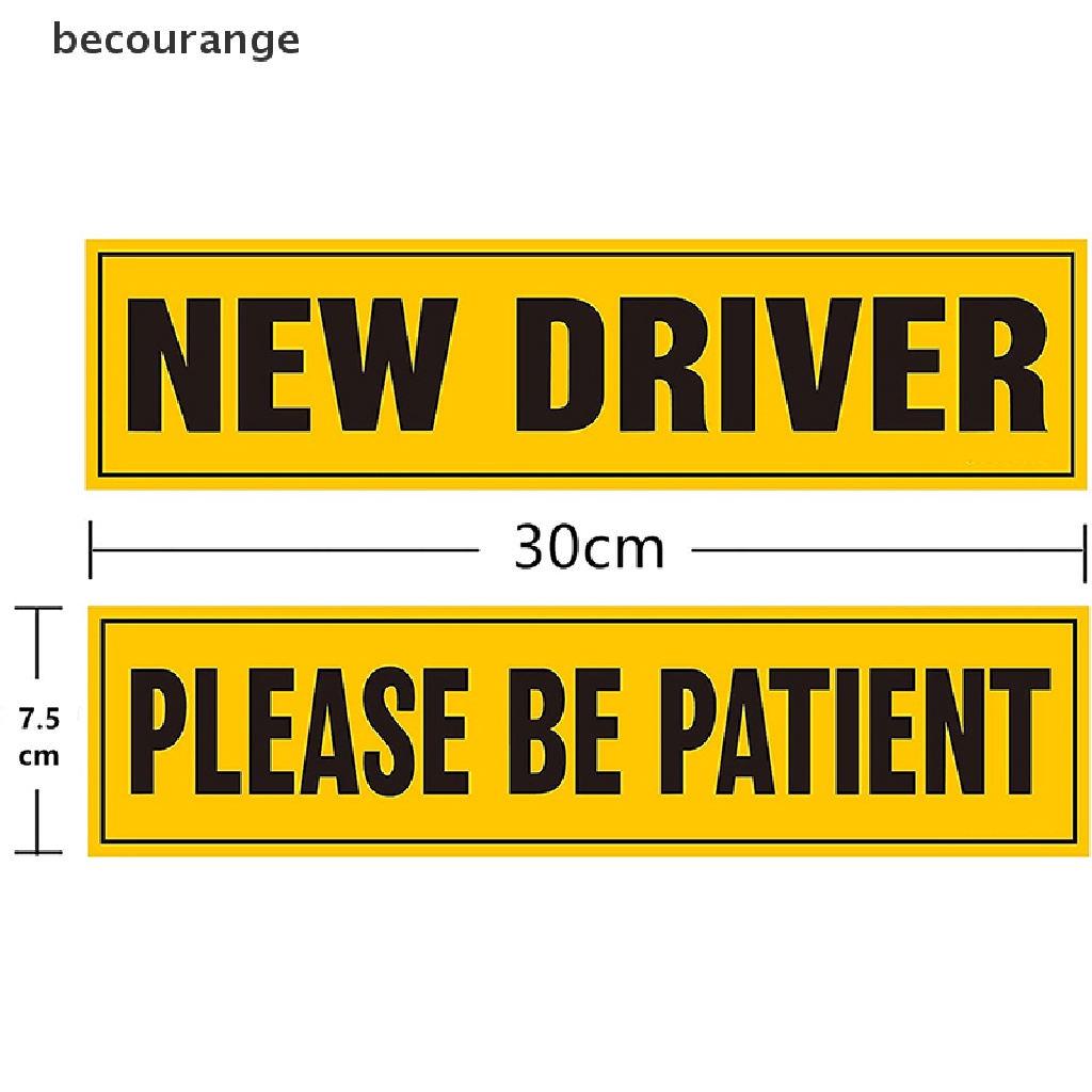 Miếng Dán Cảnh Báo Thiết Kế Mới Sáng Tạo Trang Trí Xe Hơi