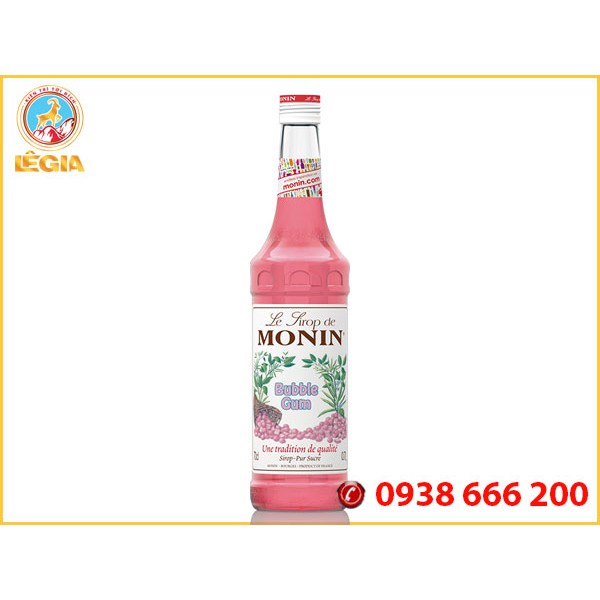 SIRO MONIN GUM 700ML (BUBBLE GUM SYRUP)