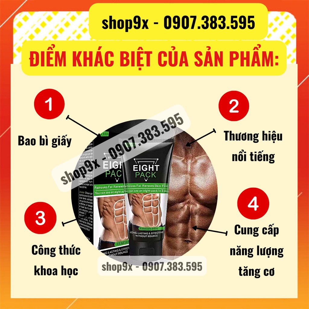 Kem Massage Tăng Cơ Giảm Mỡ Eight Pack Massage Aichun Beauty 80gr
