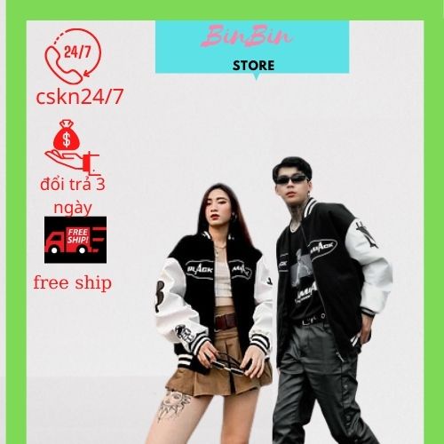 Áo khoác dù bomber Black Miack form dáng basic trẻ trung, năng động_BinBin