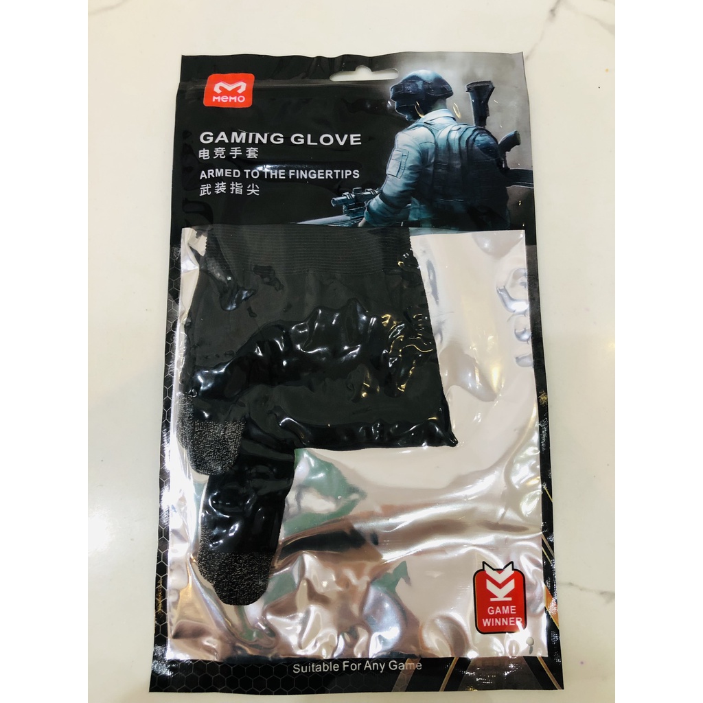 Bao tay chơi game Memo GT3, găng tay chơi game PUBG FF Liên Quân chống mồ hôi cực tốt loại 4 ngón