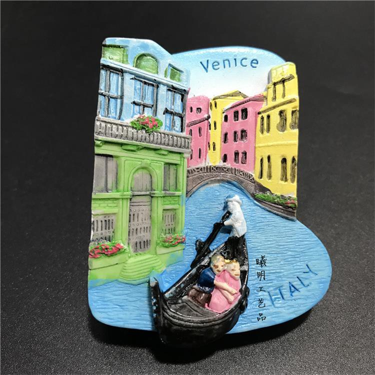 Nam Châm Dán Tủ Lạnh Ý rome Ventism Bộ Sưu Tập Du Lịch Bằng Nhựa resin Cao Cấp