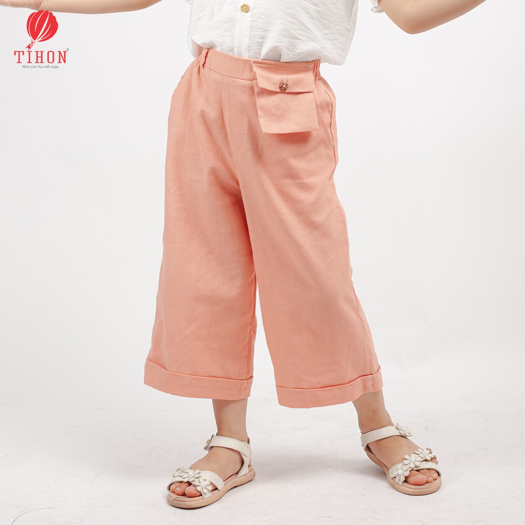 Quần Ống Rộng Cho Bé Gái TIHON Culottes Sành Điệu QĐ082024