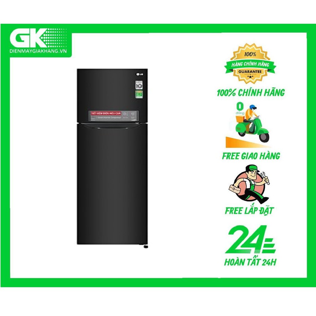 [Mã ELMS5TR giảm 5% đơn 5TR] M255BL - Tủ lạnh LG Inverter 255 lít GN-M255BL