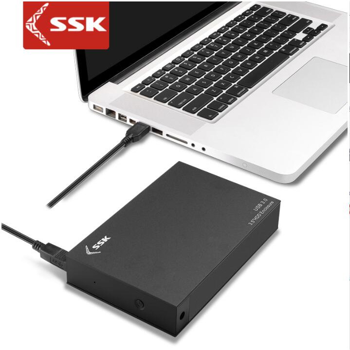 Hộp đựng ổ cứng gắn ngoài HDD Box 3.0 SSK HE-G3000 3.5&quot; Sata