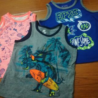 Áo ba lỗ place bé trai (size 18m -5T)