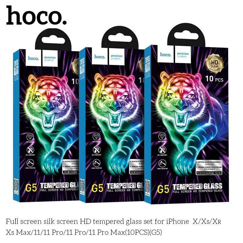 Kính cường lực tràn màn HD Hoco G5 Từ Iphone 78 đến iPhone 11 Pro Max  Iphone 10c/hộp | Shopee Việt Nam