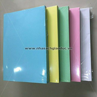 Xấp 100 tờ bìa màu Thái khổ A3