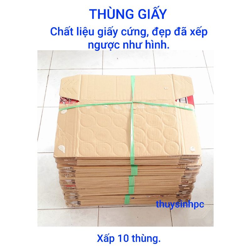 10 thùng carton cũ đóng hàng