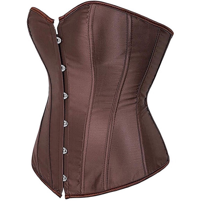 Corset trơn nâu basic | BigBuy360 - bigbuy360.vn