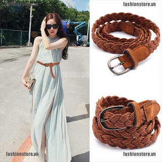 Thắt lưng đan dây thời trang nữ