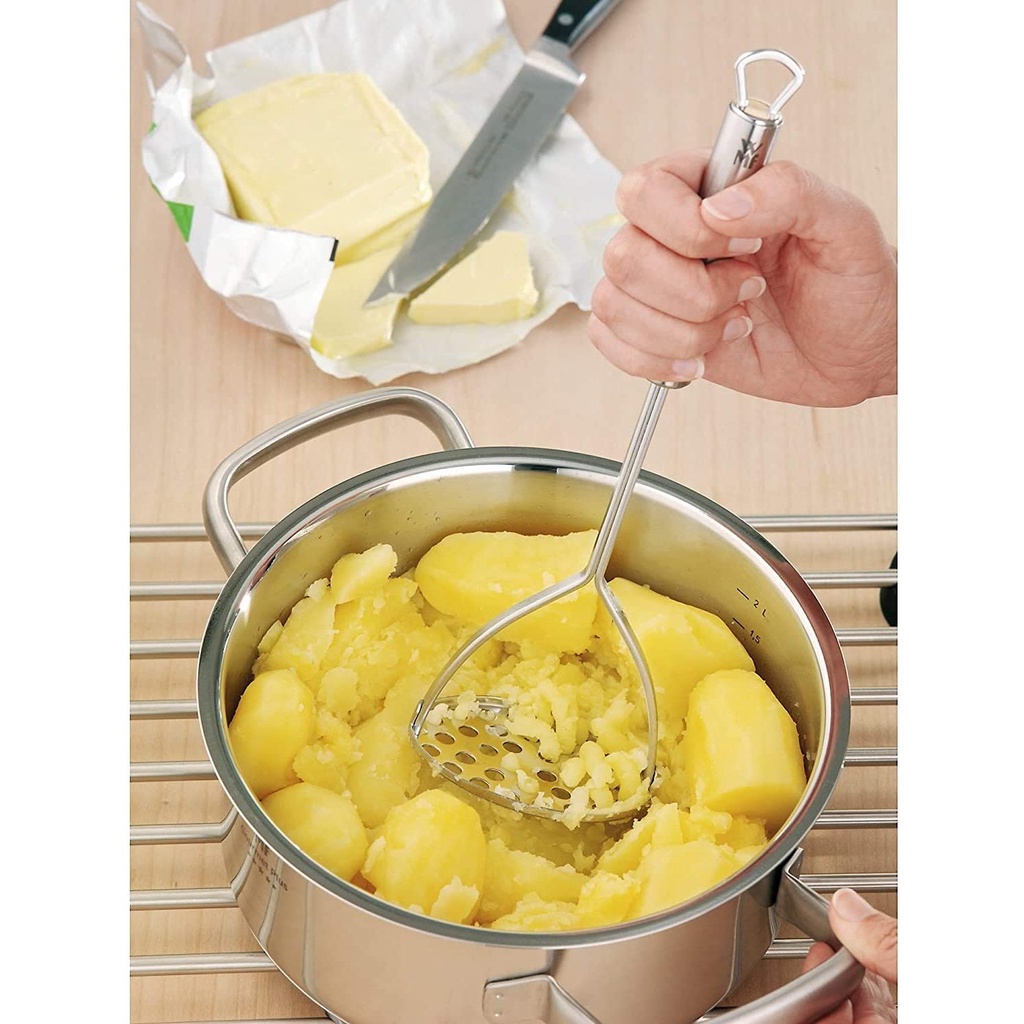 Dụng cụ nghiền nhuyễn khoai tây và bột WMF Profi Plus Kartoffelstampfer 28cm cầm tay [nhập Đức chính hãng]