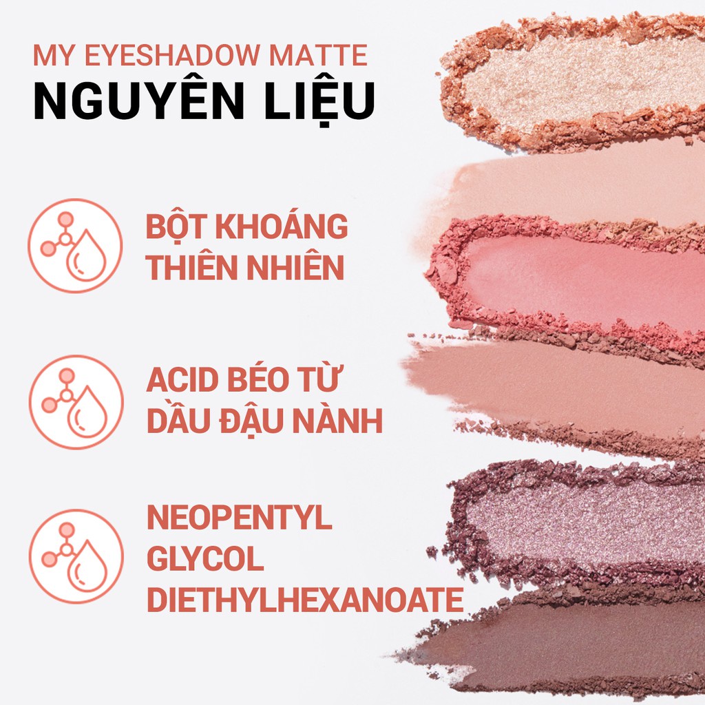 [Mã COSIF05 giảm 10% đơn 400K] Phấn mắt dạng lì innisfree My Eyeshadow Matte 2g (màu 1-21)