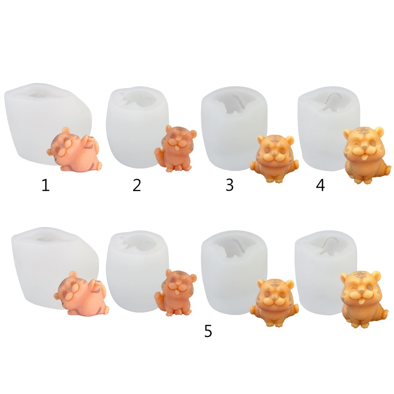 Khuôn silicone tạo hình làm nến/sô cô la kích thước đơn giản DIY