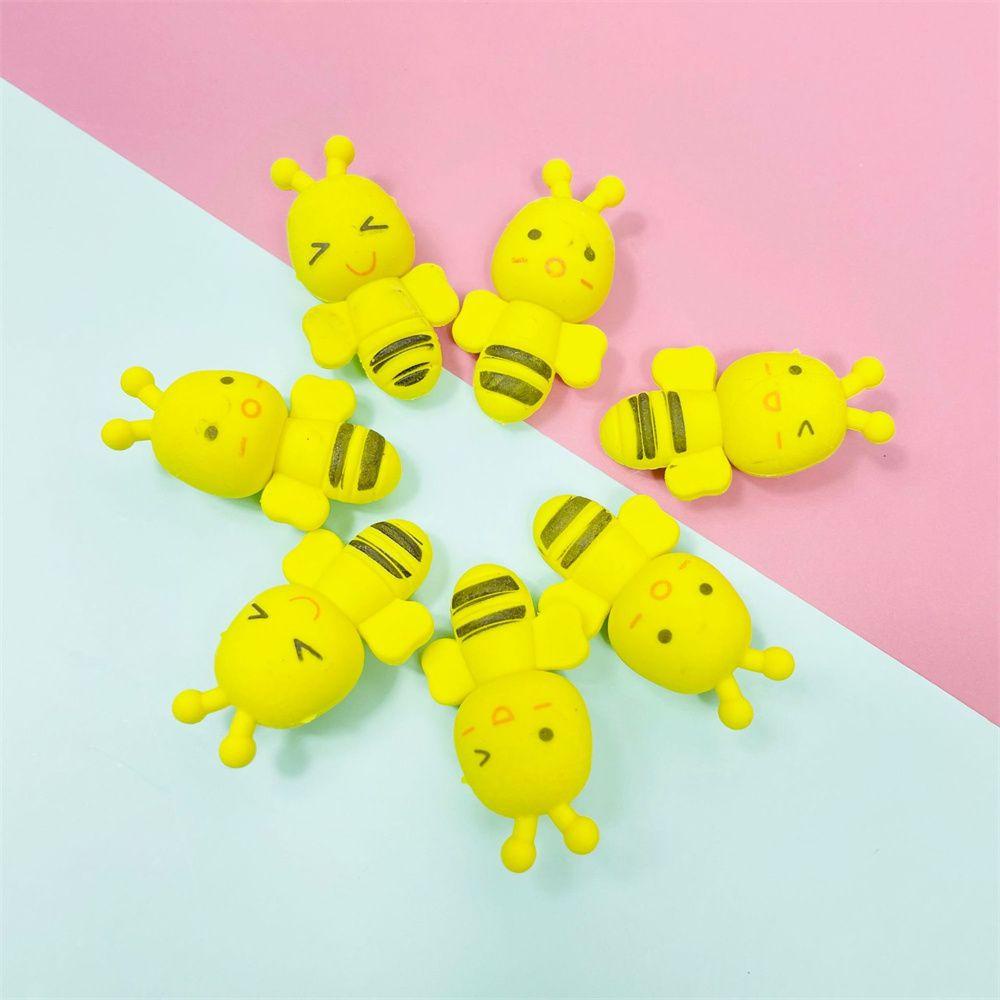 Gôm Tẩy Hình Chú Ong Màu Vàng Dễ Thương Tiện Dụng Cho Học Sinh / Văn Phòng