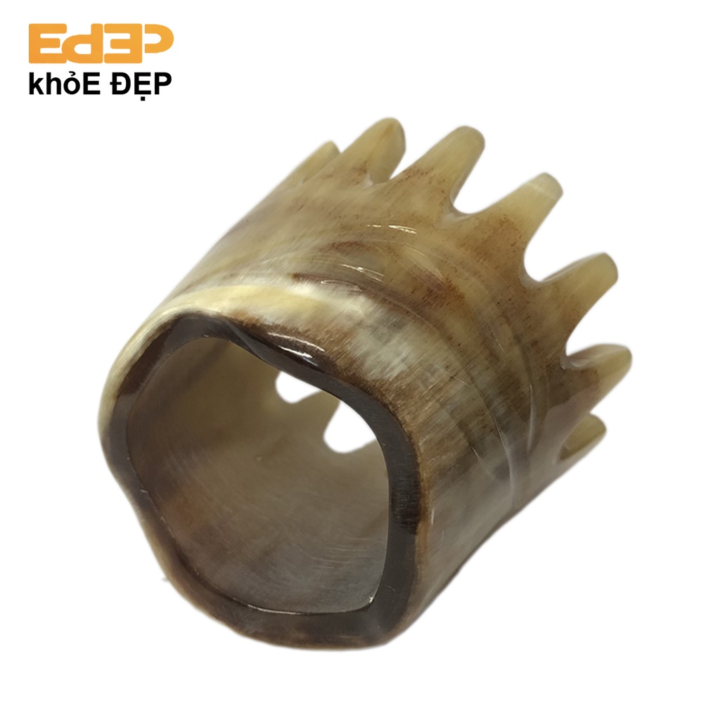 Dụng Cụ Massage Đầu Thư Giãn Bằng Sừng (Lược Gội Đầu, Thoải Mái, Tăng Cường Lưu Thông Máu, Tẩy Tế Bào Chết Da Đầu,...)