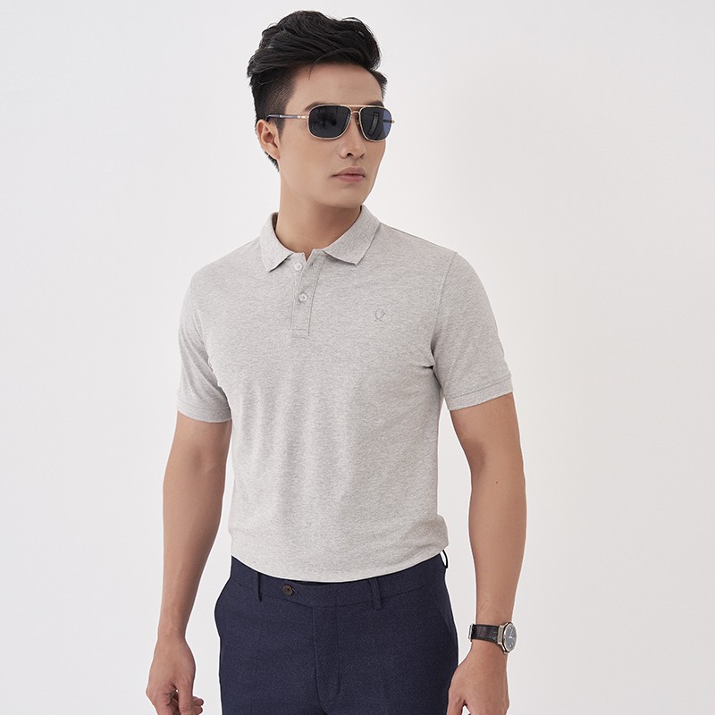 Áo Polo Nam Trơn 1 Màu, Có Cổ Chất Cotton 100% - SỢI ĐAN 40 Cao Cấp, Áo Phông Nam Thêu Logo Venisce | BigBuy360 - bigbuy360.vn