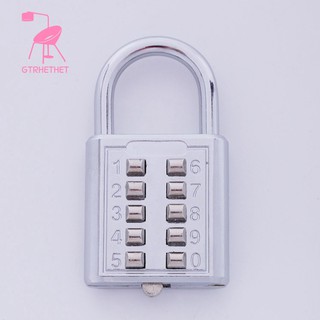 Ổ khóa an toàn chống trộm có mật khẩu chất liệu hợp kim kẽm kích thước 70*39*11mm