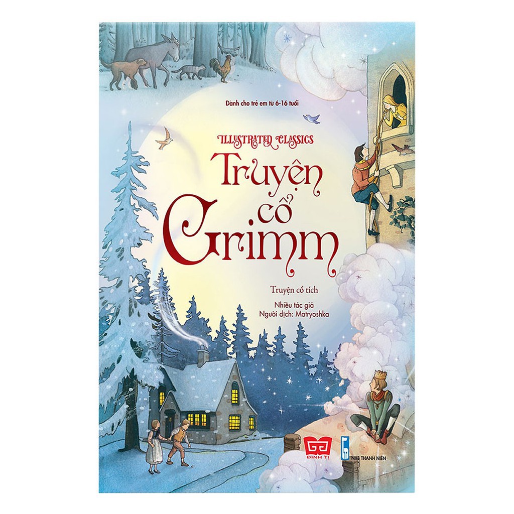 Sách - Illustrated Classics - Truyện Cổ Grimm Gigabook