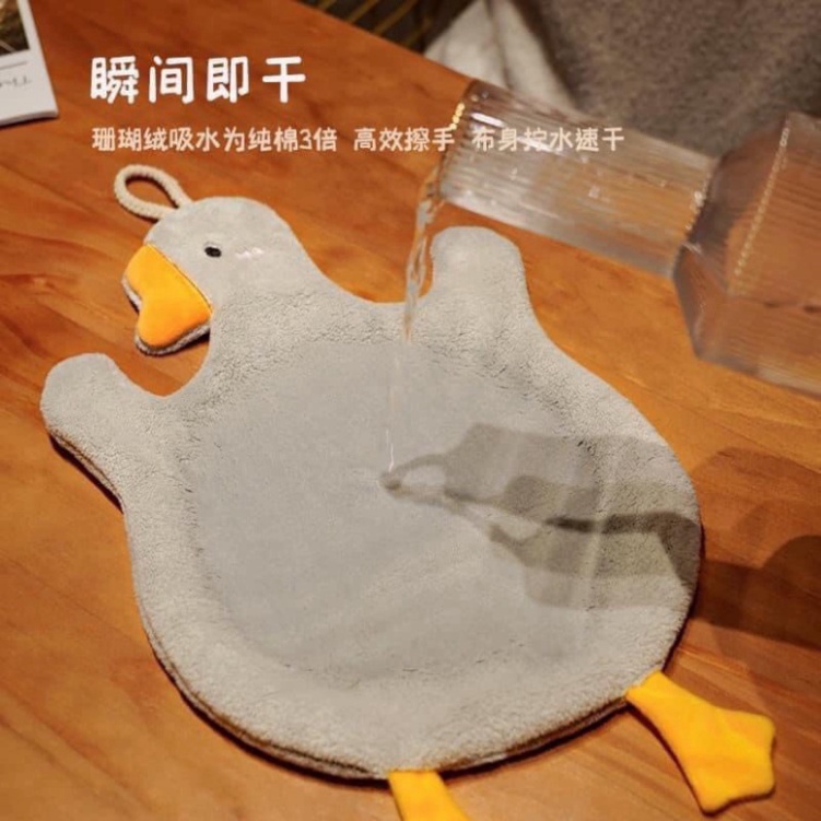 KHĂN LAU TAY HÌNH NGỖNG ĐA NĂNG SIÊU THẤM HÚT.