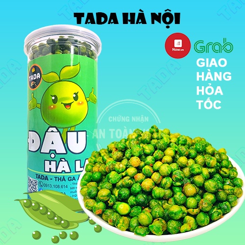 Đậu Hà Lan Rang Tỏi Ớt 450G TADA, Loại 1 Ngon Giòn, Đồ Ăn Vặt Hà Nội